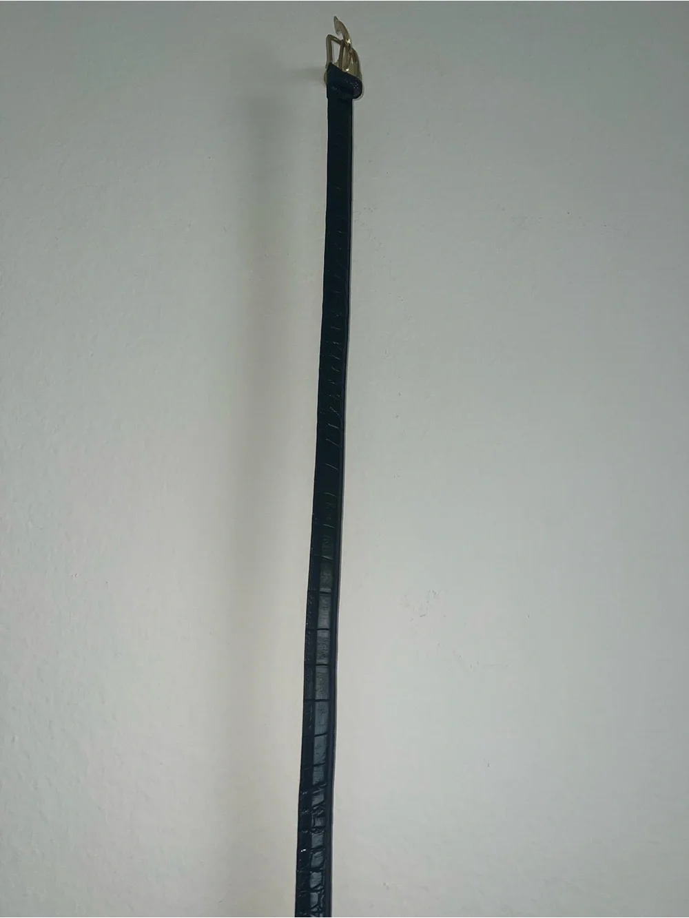 Brooks Brothers Black Genuine Alligator Belt Size 38